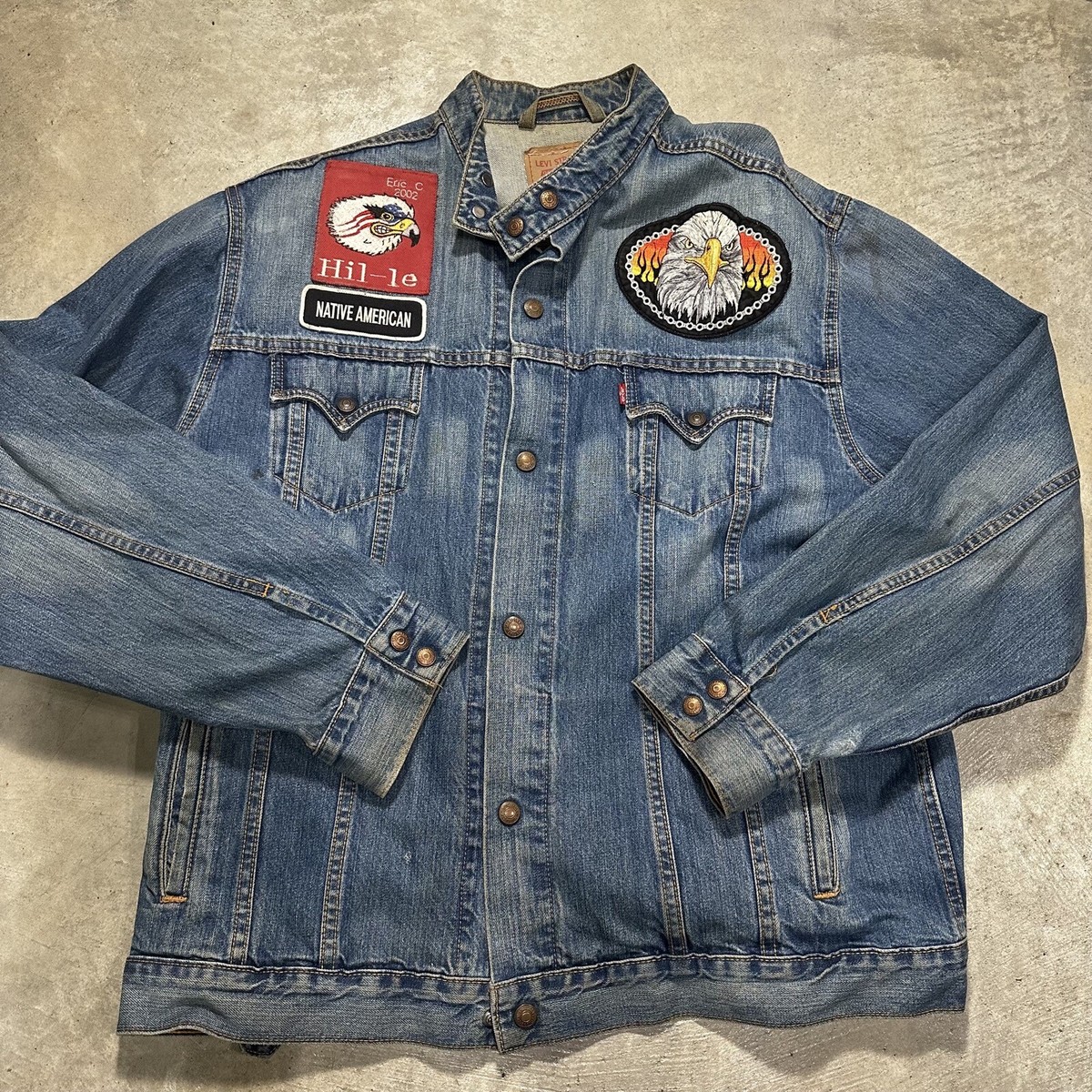 Levi's 70550-0497 Denim Jean Trucker Jacket Size XXL USA Levi's 70550-0497 Denim Jean Trucker Jacket Size XXL USA
