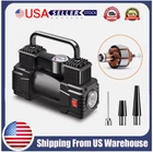 Heavy Duty Portable Air Compressor Car Tire Inflator Electric Pump Auto 12V US