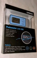 Omron Pedometer With USB HJ-322U Tri-Axis Technology 7 Day Memory Clip