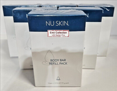 Nu Skin Nuskin Body Bar Refill Pack Soap Free 4 oz (5 Bars) Box