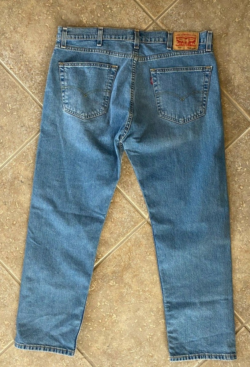 Levis 505 Regular Fit Jeans Mens 38 x 30 Light Stonewash Levis 505 Regular Fit Jeans Mens 38 x 30 Light Stonewash