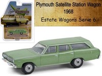Plymouth Satellite Station Wagon 1968 In 1:64 Greenlight Limited Edition Ovp Neu