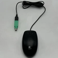 Logitech B120 USB Optical Wired Scroll Mouse (Black) 5.0V 100mA Combo Optical
