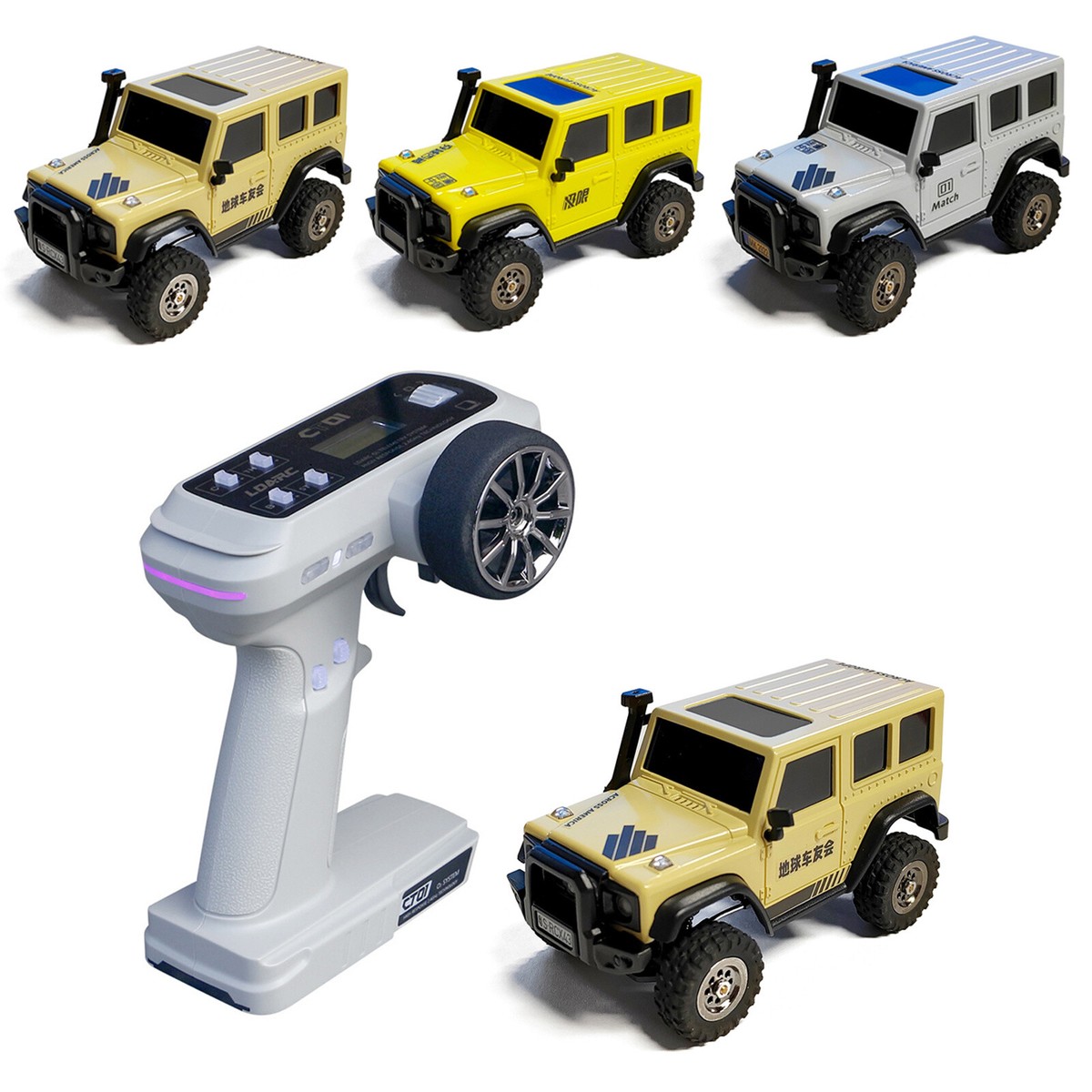 LDARC X43 RTR ミニクローラー　グレー　1/43 ミニッツ Amazon.co.jp: captainrc LDARC RCクローラー1/43 RTRミニ4WD RC