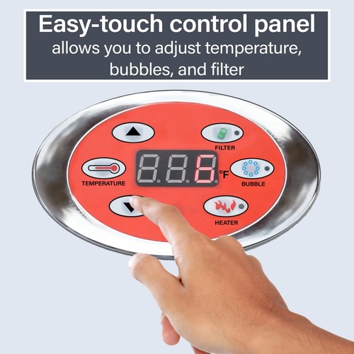 ALEKO aufblasbarer verbesserter Version 6 Prs Whirlpool 265 Gallonen bis zu 130 Blasendüsen - Bild 8 von 14