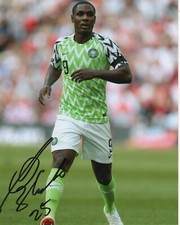 Nigeria Odion Ighalo Autographed Signed 8x10 Photo COA #1