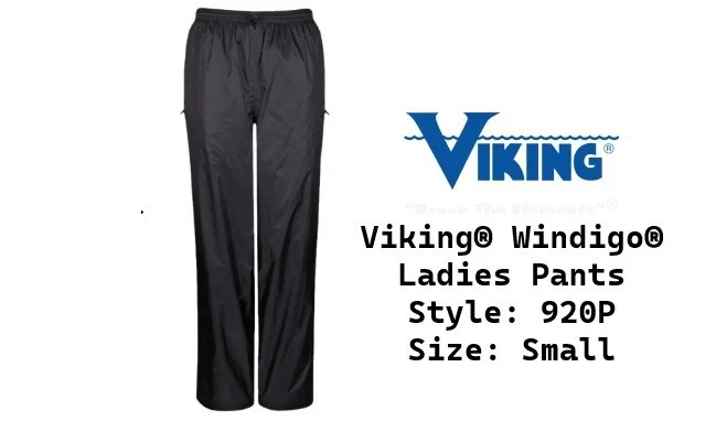 NWT Womens Viking Windigo Waterproof Windproof Pants S Small Black
Opens in a new window or tab