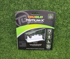 TruGlo Tritium X Handgun Sights For Glock 17, 17L, 19, 19X, 22-27 33 - TG231G1XW