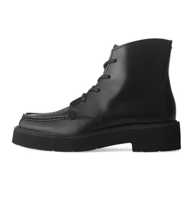 rag & bone Z4952 Men's Black Leather Tucker Mid Lace-Up Boot Size US 9