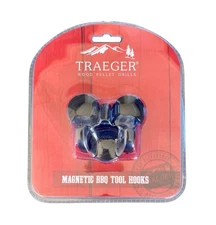 Traeger Wood Pellet Grills BBQ Tool Magnets New Sealed Pack Of 3 Gift for Men