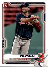 2021 Bowman #BP-113 C.J. Chatham Boston Red Sox