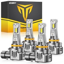 Fog Light Bulbs, 120000LM 6500K Cool White, 1000 Brighter, 16PCS 9005 9006