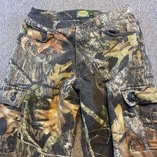 Cabela's Mossy Oak Camo Cargo Pants Outdoor Hunting Fishing Hiking Size 32
