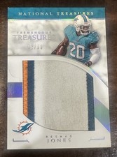 2016 Panini National Treasures Reshad Jones Tremendous Treasures Game Worn Patch