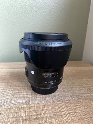 Sigma ART 24mm f1.4 lens for nikon