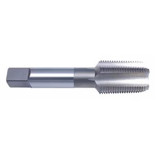 Chicago-Latrobe 384525 Pipe Tap, 1/4"-18, Semi-Bottoming, 4 Flutes, Npt