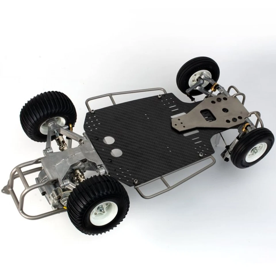 Carbon Fiber Chassis Plate w/Side Bumper for Tamiya Sand Scorcher Buggy Champ - Image 3 of 4