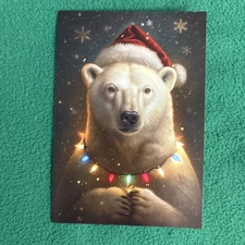 LIQUIDATING-Leanin’ Tree Christmas Greeting Card “May Christmas Joy Light Up…”