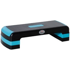 HOMCOM Aerobic Step with 3-Level Adjustable Heights for Home, 0127