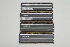 G.Skill Sniper X 64GB (16GB x4) DDR4-3600 Desktop Memory F4-3600C19Q-64GSXKB