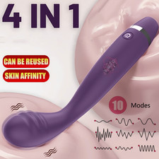 Sex Toys for Women Orgasm Vibrator Clit G-Spot Dildo Massager Rechargeable Anal