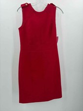 Pre-Owned Tory Burch Red Size 2 Midi Sleeveless Dress