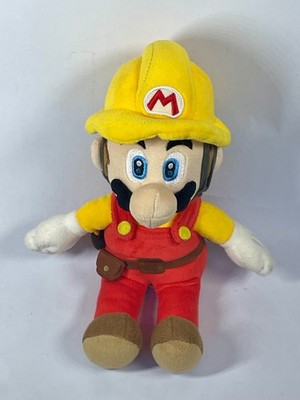 Super Mario Maker 2 Builder Mario Stuffed Plush 9.5'' Little Buddy Nintendo
