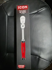 ICON (R3FG)  1/2in. Drive Professional 90 Tooth  Flex Head Ratchet 64702 