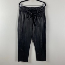 Commando Faux Leather Tie Belt Paperbag High ...