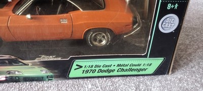 Joyride Fast and Furious 1970 Dodge Challenger 1:18 Scale Model