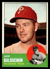 1963 Topps Baseball #341 Jack Baldschun NM *h1