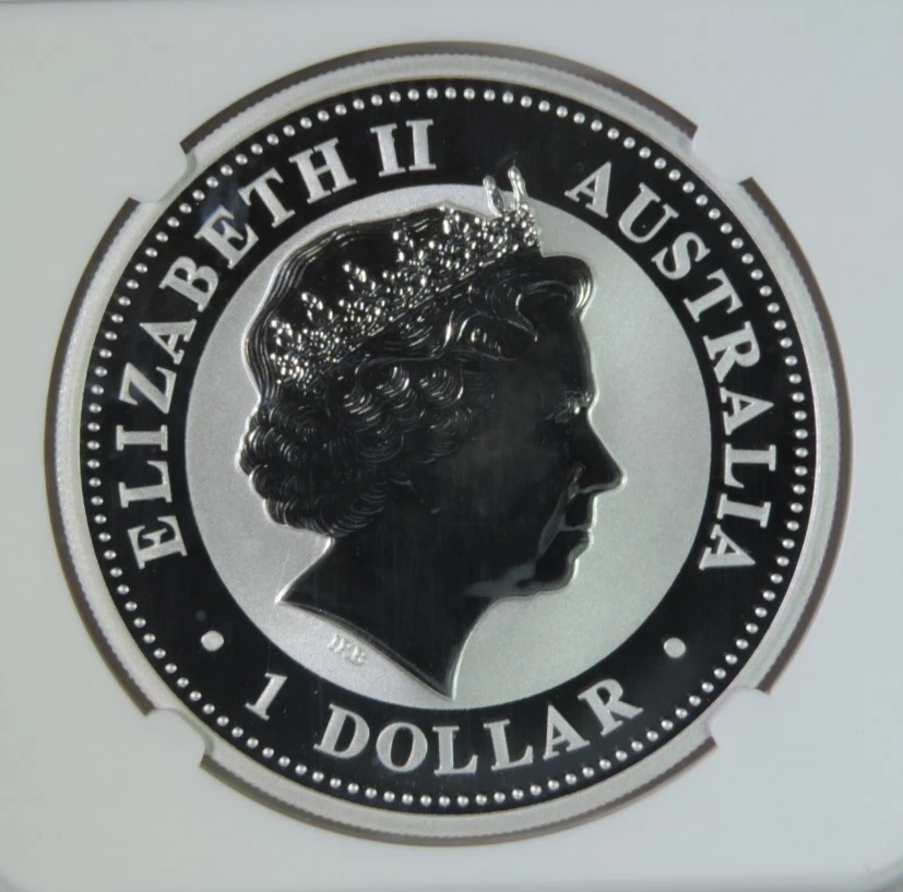 2006 Australia Kookaburra 1oz .999 Silver $1 Coin NGC MS69 - Image 4 of 4