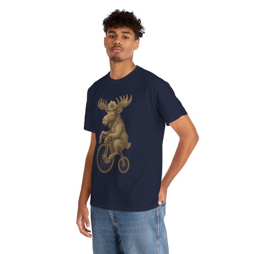Moose Tee, Alaska Wilderness Nature Shirt - Funny Wildlife Lovers Cycling Top, - Bild 25 von 26