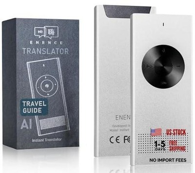 PRO Language Translator Device, Real-Time Voice Translation, Instant Pocket
