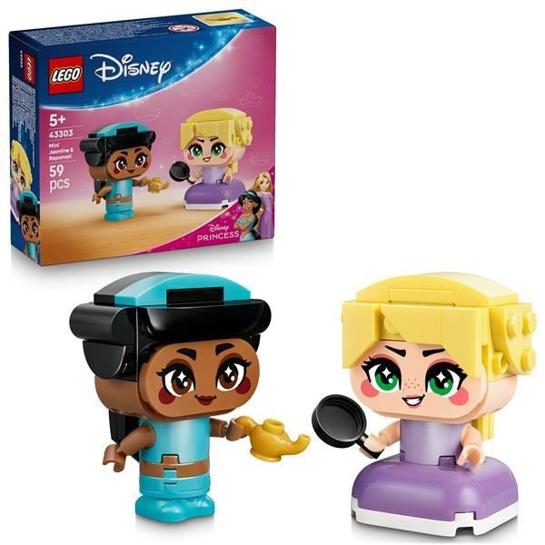 Lego 43303 Disney - Mini-Jasmine e Mini-Rapunzel - Immagine 4