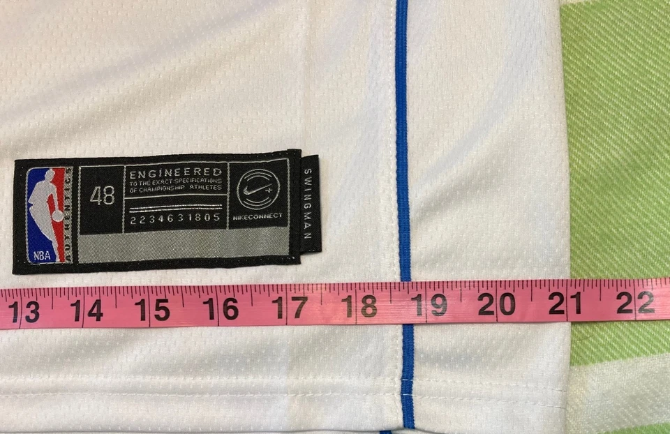 Jersey Cooper Flagg #32 Dallas Mavericks cosido blanco y azul adulto MEDIANO Foto 4 de 4