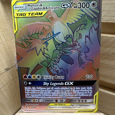 Moltres & Zapdos & Articuno GX (66 PSA 9) & (69 Secret NM) 2