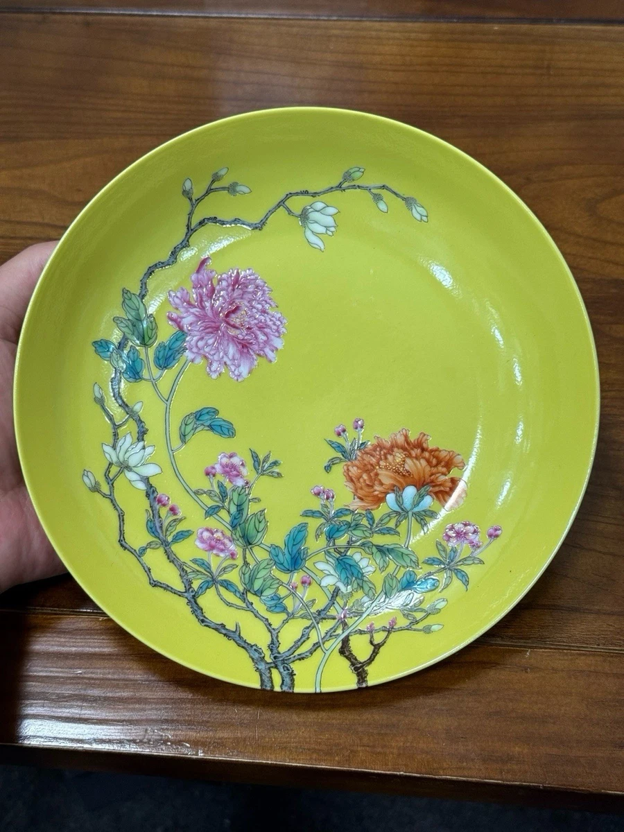 古董蓝色陶瓷中国盘子| eBay