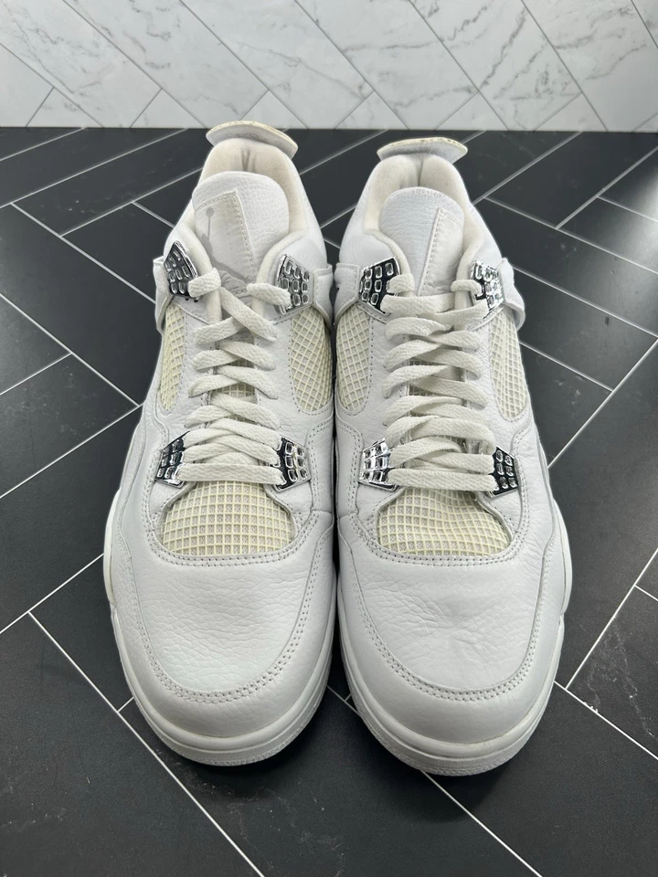 NUEVO Nike Air Jordan 4 Retro Pure Money Talla 12.5 2006 308497-102 Foto 4 de 4