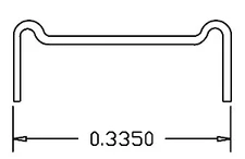 Cal Scale 511 Ho Ladder Grab Irons .012 12Pk