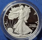 A 2024 W Proof $1 American Silver Eagle In OGP COA
