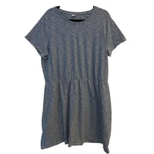 OLD NAVY Striped T Shirt Dress Blue White Short Sleeve Coastal Casual Mini XXL