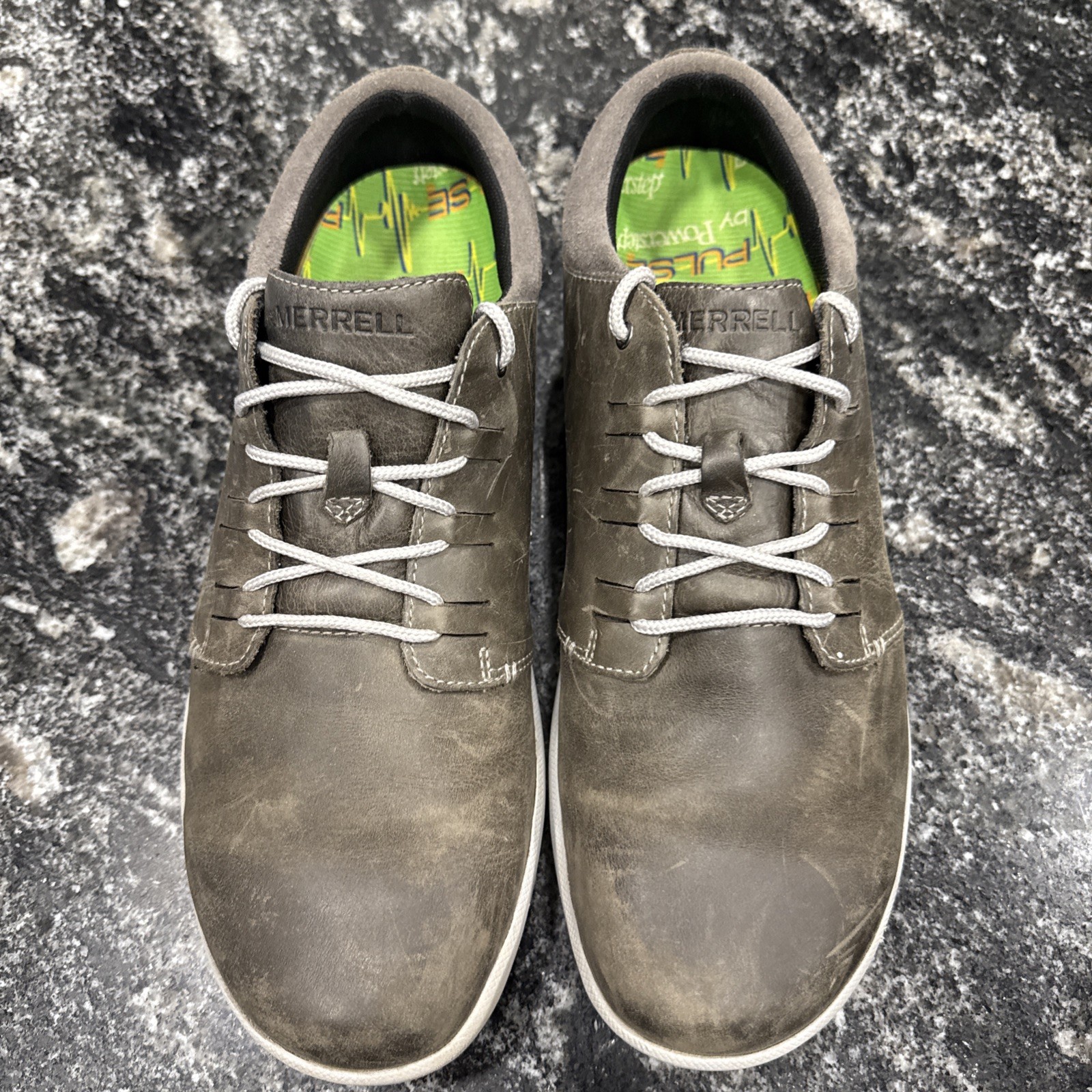 Merrell Scarpe Uomo 11 Ruota Libera 2 Sneakers Grigio Pelle Casual Passeggio Comode