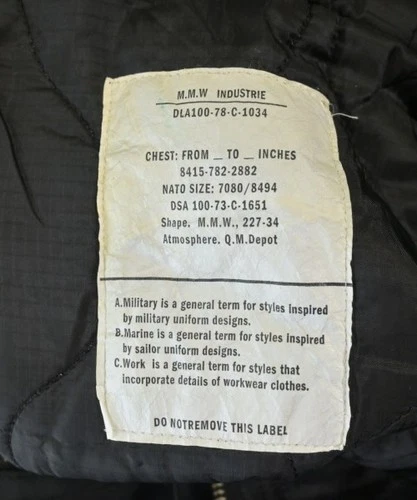 FREAK'S STORE Military Jackets Black L 2200712350143 image 3