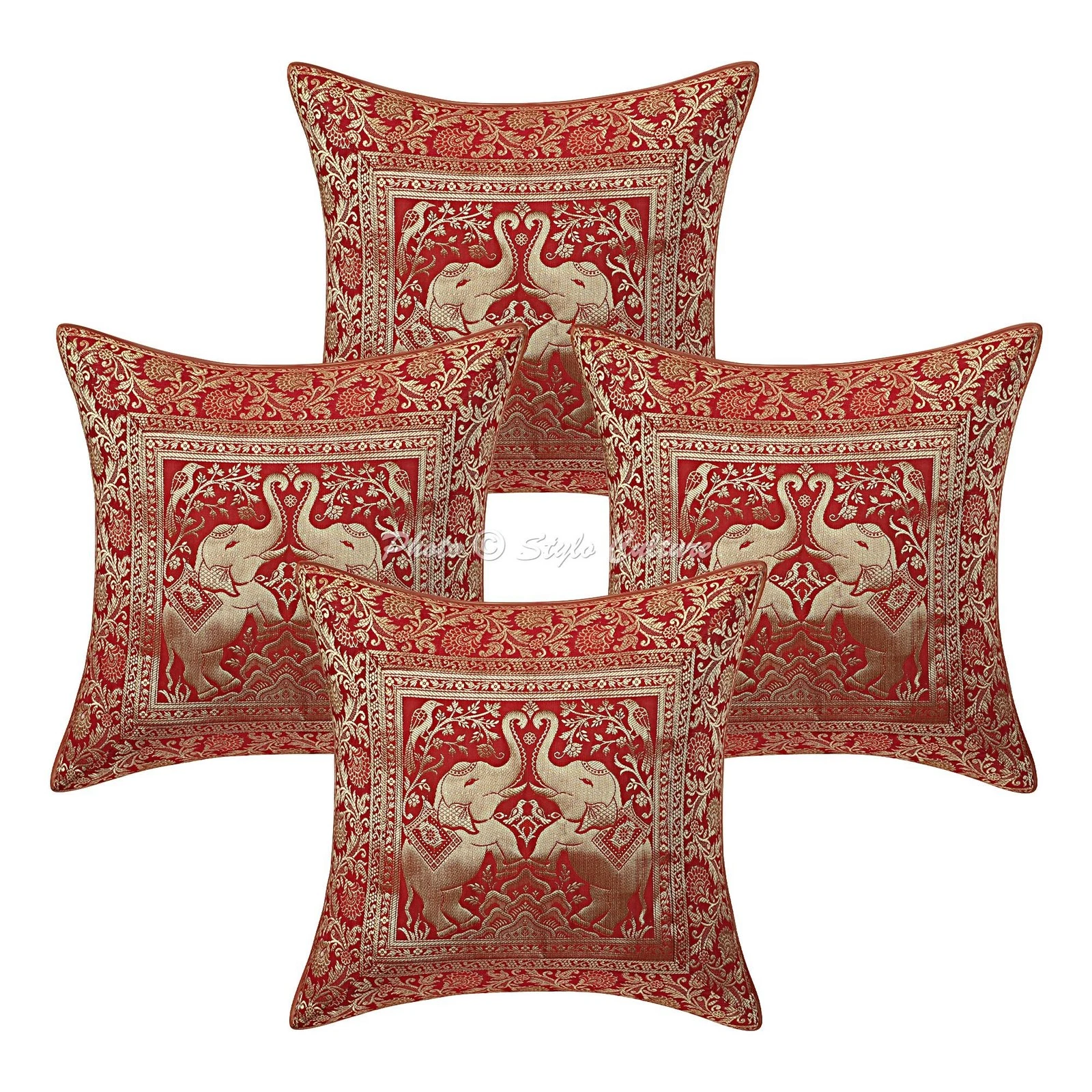 Boho Bohemian Cushion Cover Brocade Jacquard Throw Decor Pillow Cover Case