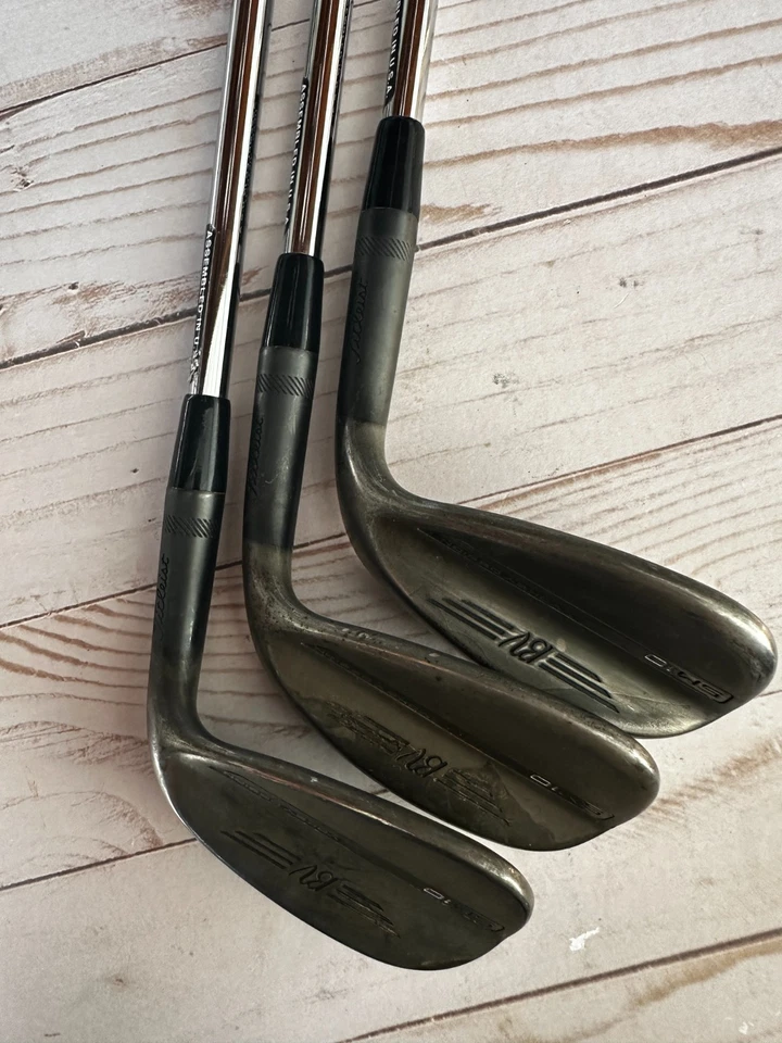Titleist SM10 Black Raw 50*08F/54*08M/58*06K Wedge Set- Project X Rifle 6.5 - Image 3 of 4