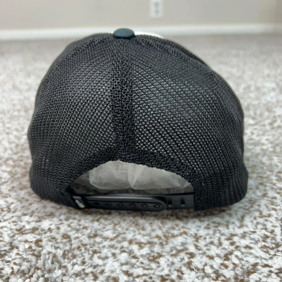 North Face Hat Cap Snap Back One Size Black White Mesh Trucker Outdoor Mens Gorp - Image 3 of 4