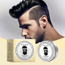 Matte Hair Wax Strong Hold, Non Greasy Styling Wax for All Hair Types Easy Style