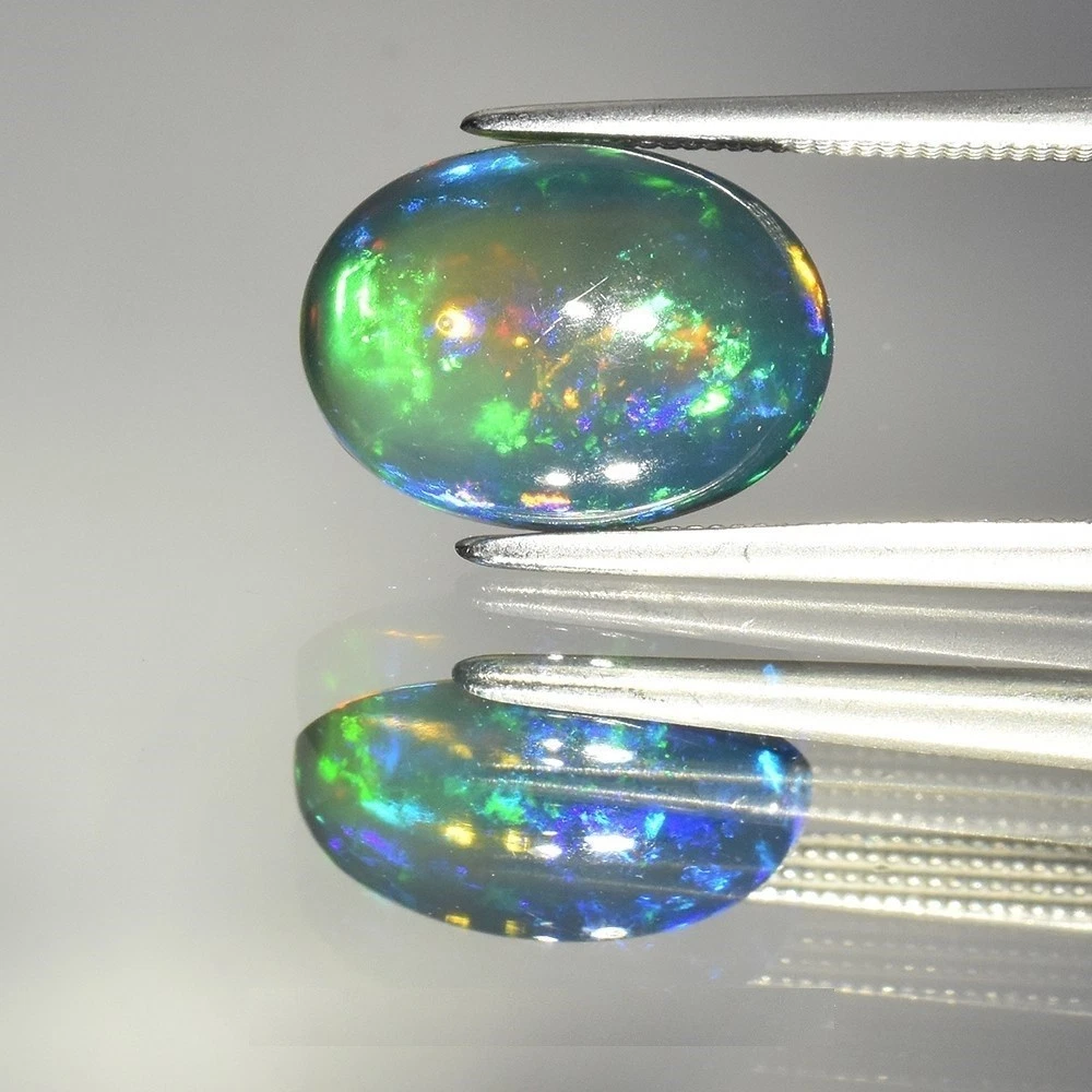Opale Semi-noire D'Australie 4.75 Carats - Lightning Ridge LR09 - Neuf Avec étiquettes