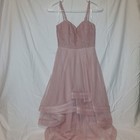 Speechless Sleeveless High Low Party Prom Dress Juniors Size 1 Pink NWT Formal